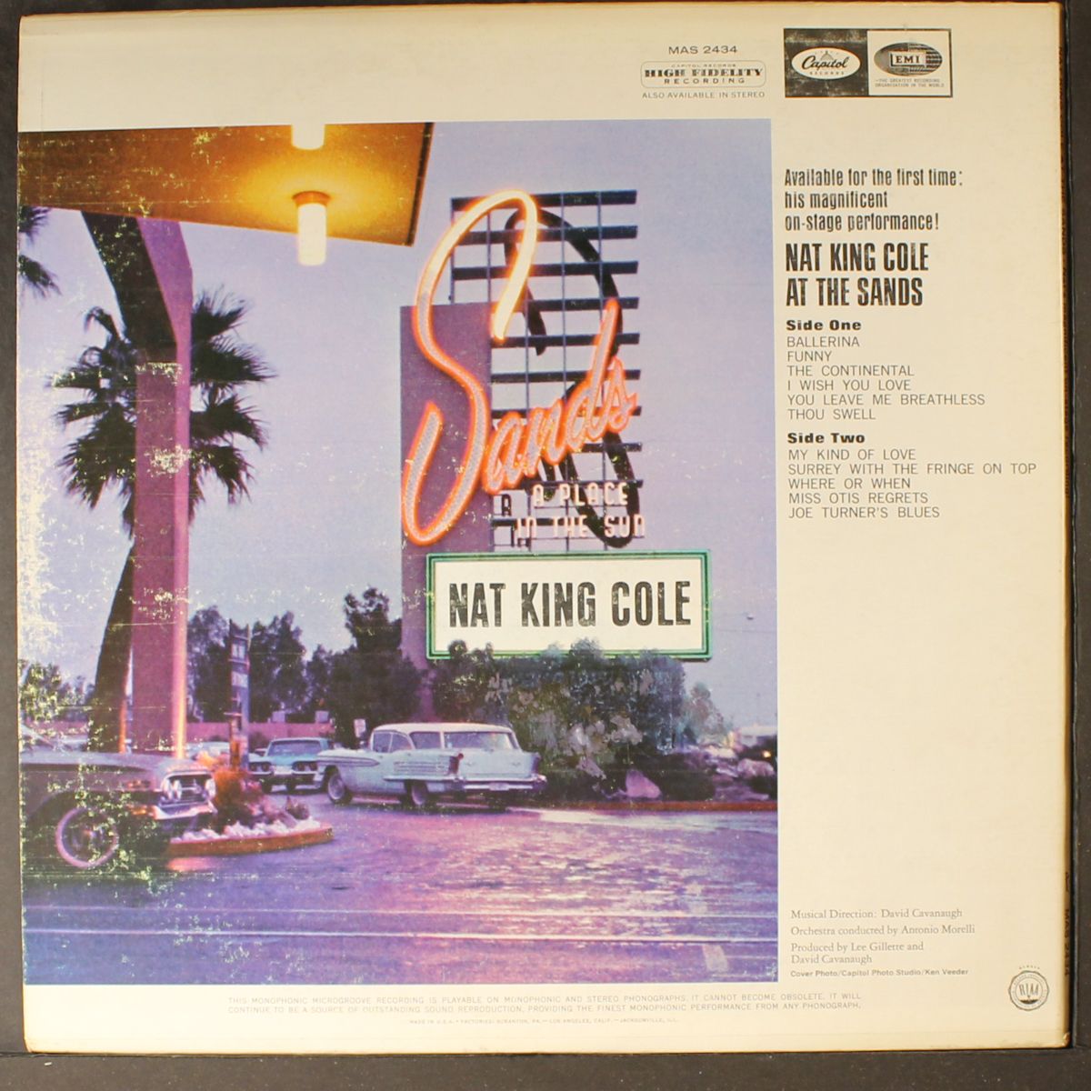 nat king cole at the sands by NAT KING COLE