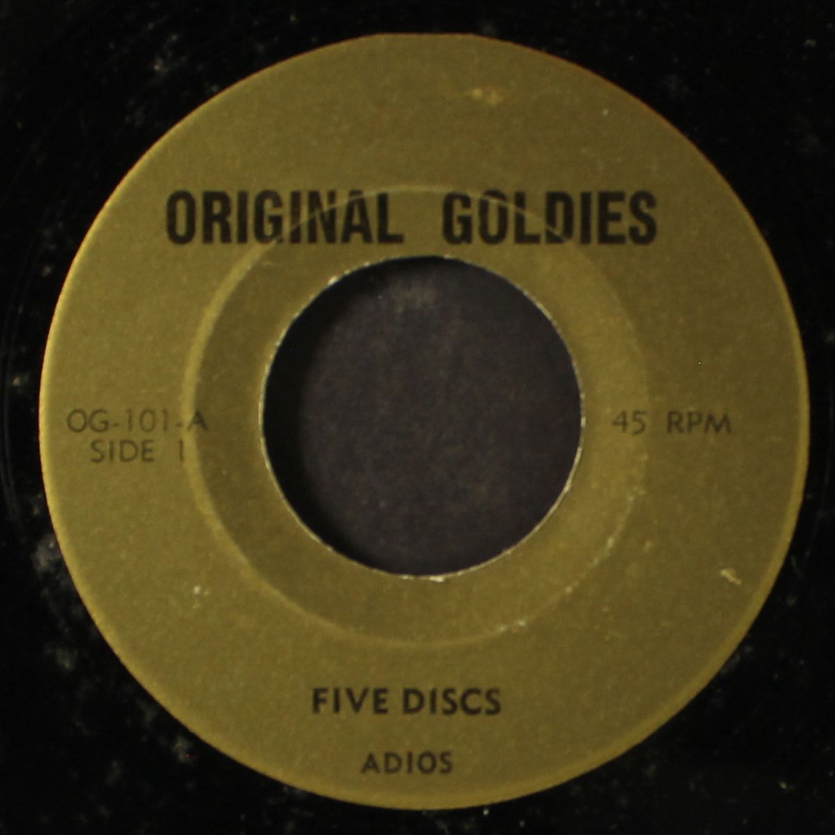 adios / little boy blue by FIVE DISCS / ELEGANTS