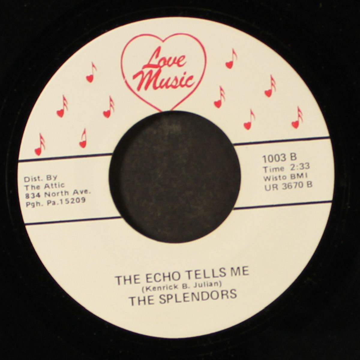 the golden years / the echo tells me by SPLENDORS