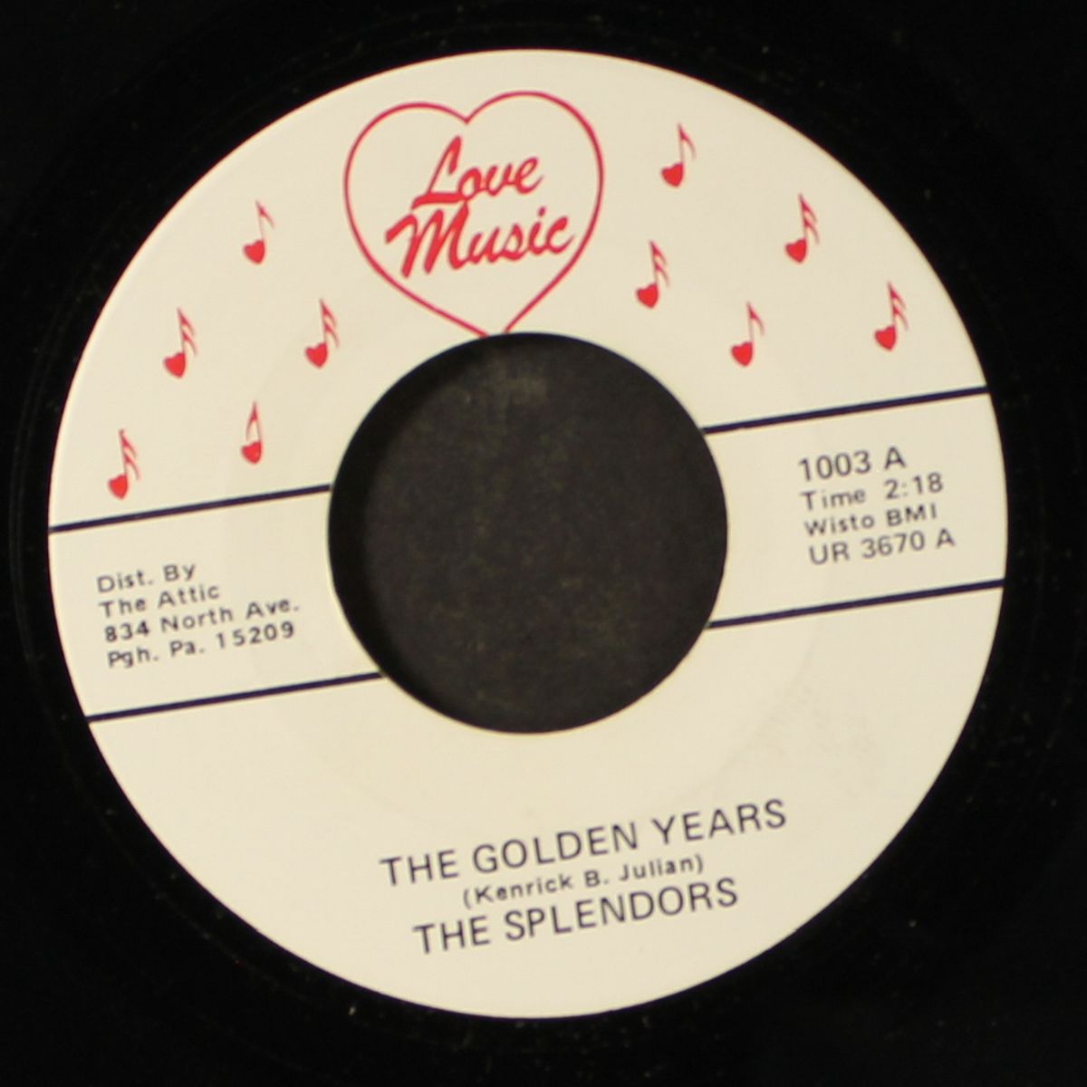 the golden years / the echo tells me by SPLENDORS