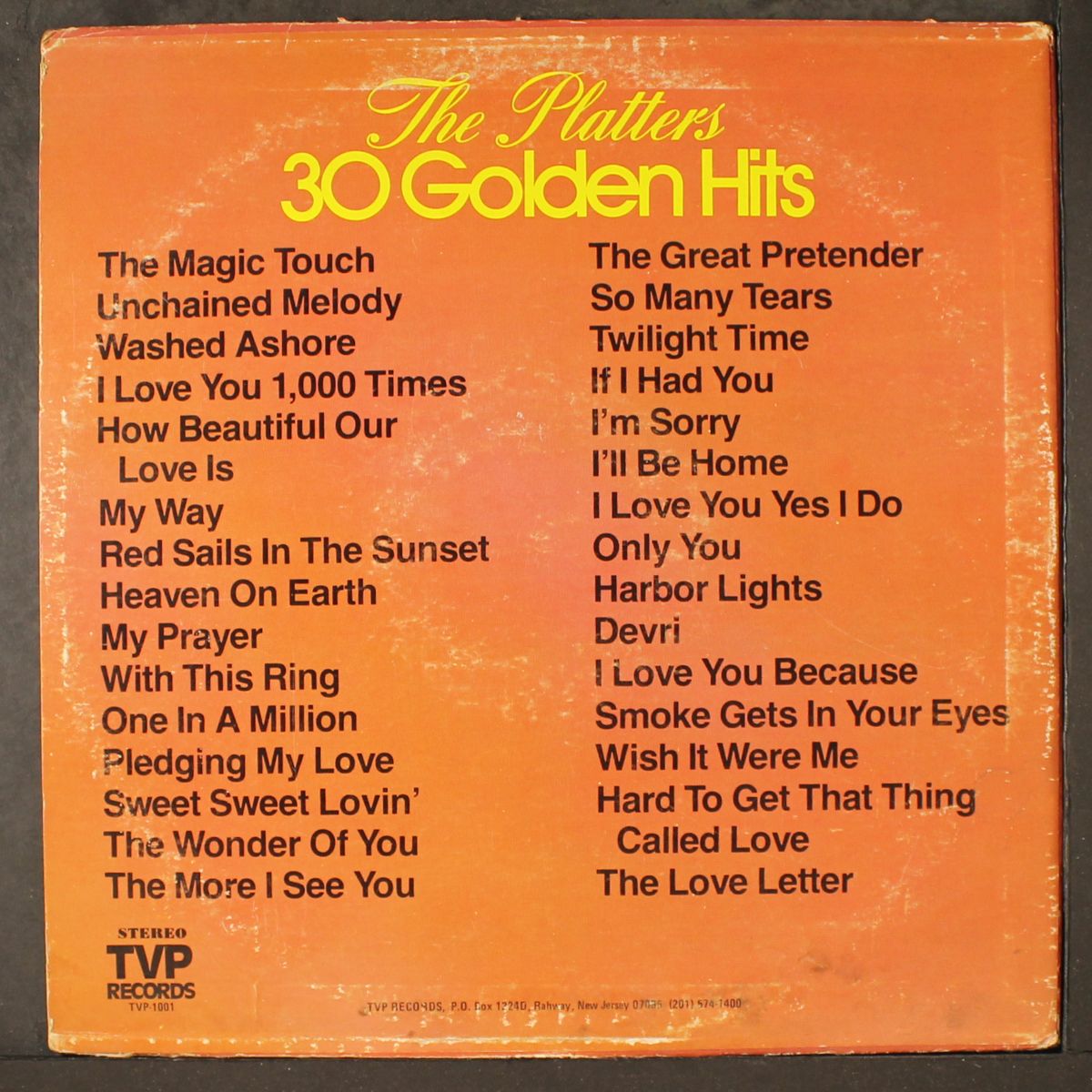 30 golden hits by PLATTERS