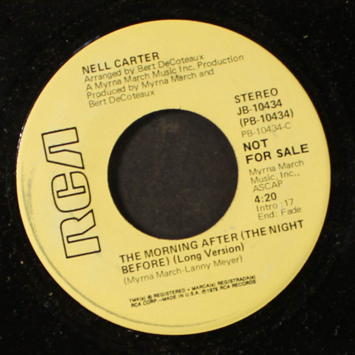 the morning after / short by NELL CARTER