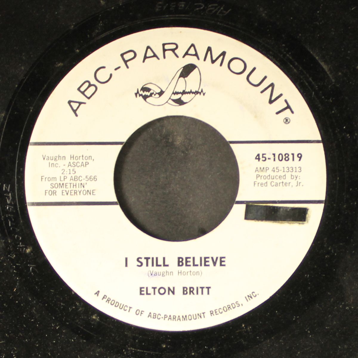 it just happened that way / i still believe by ELTON BRITT