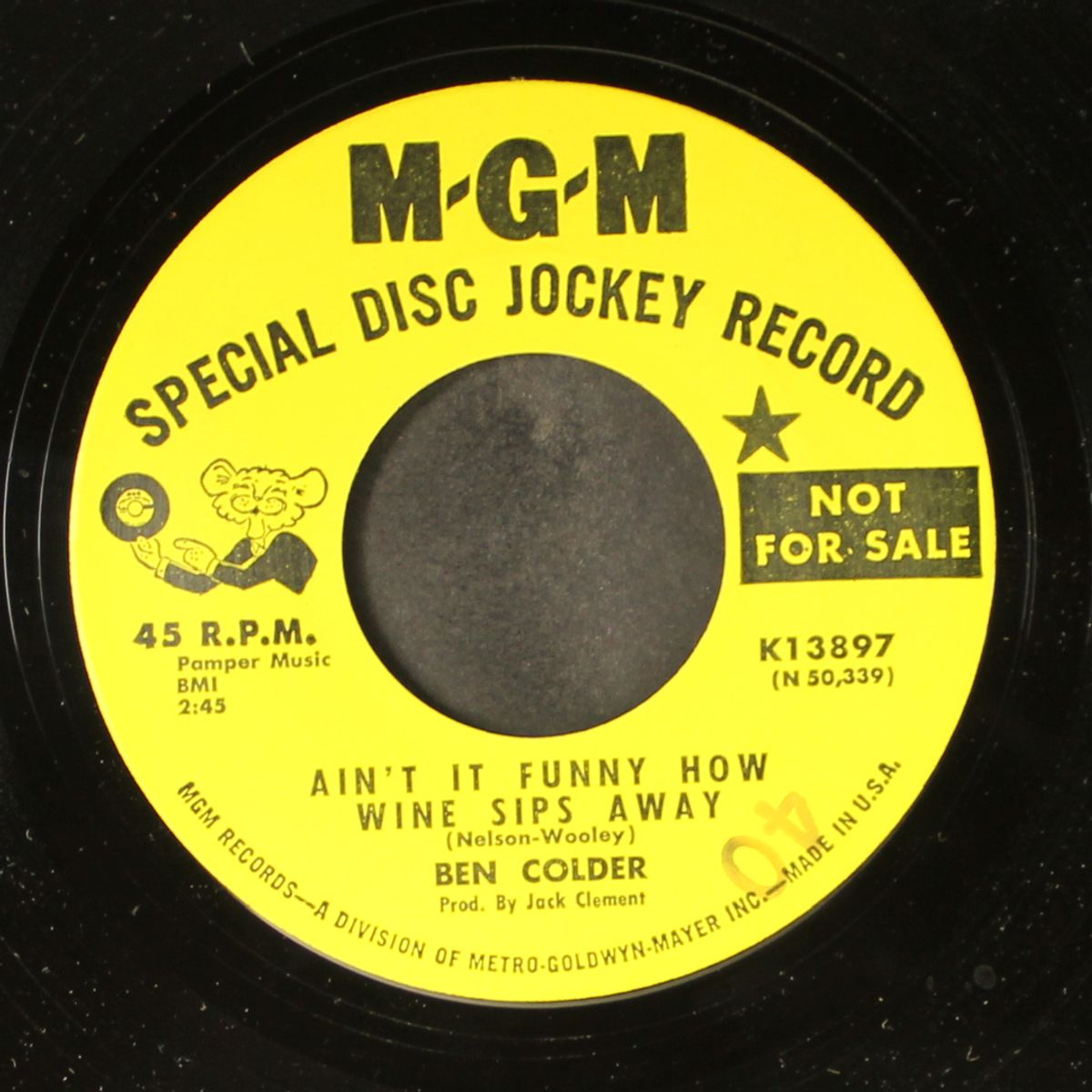 the doo hickey song / ain't it funny how wine sips away by BEN COLDER