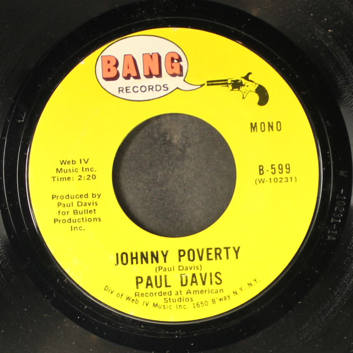 boogie woogie man / johnny poverty by PAUL DAVIS