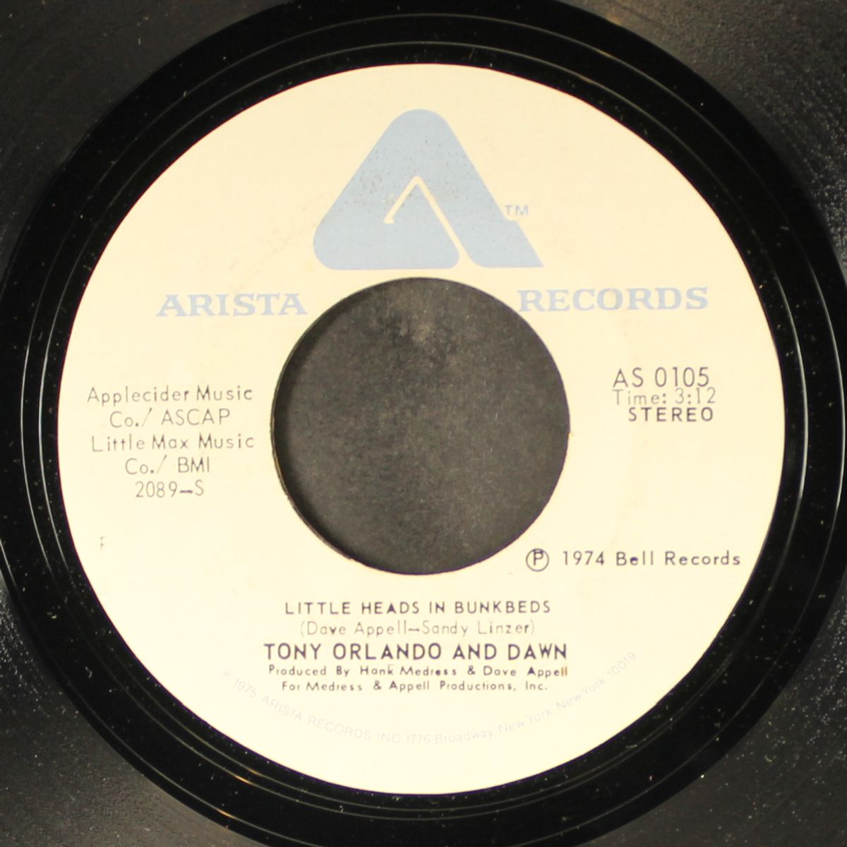 gimmie a gold old mammy song / little heads in bunk beds by TONY ORLANDO & DAWN