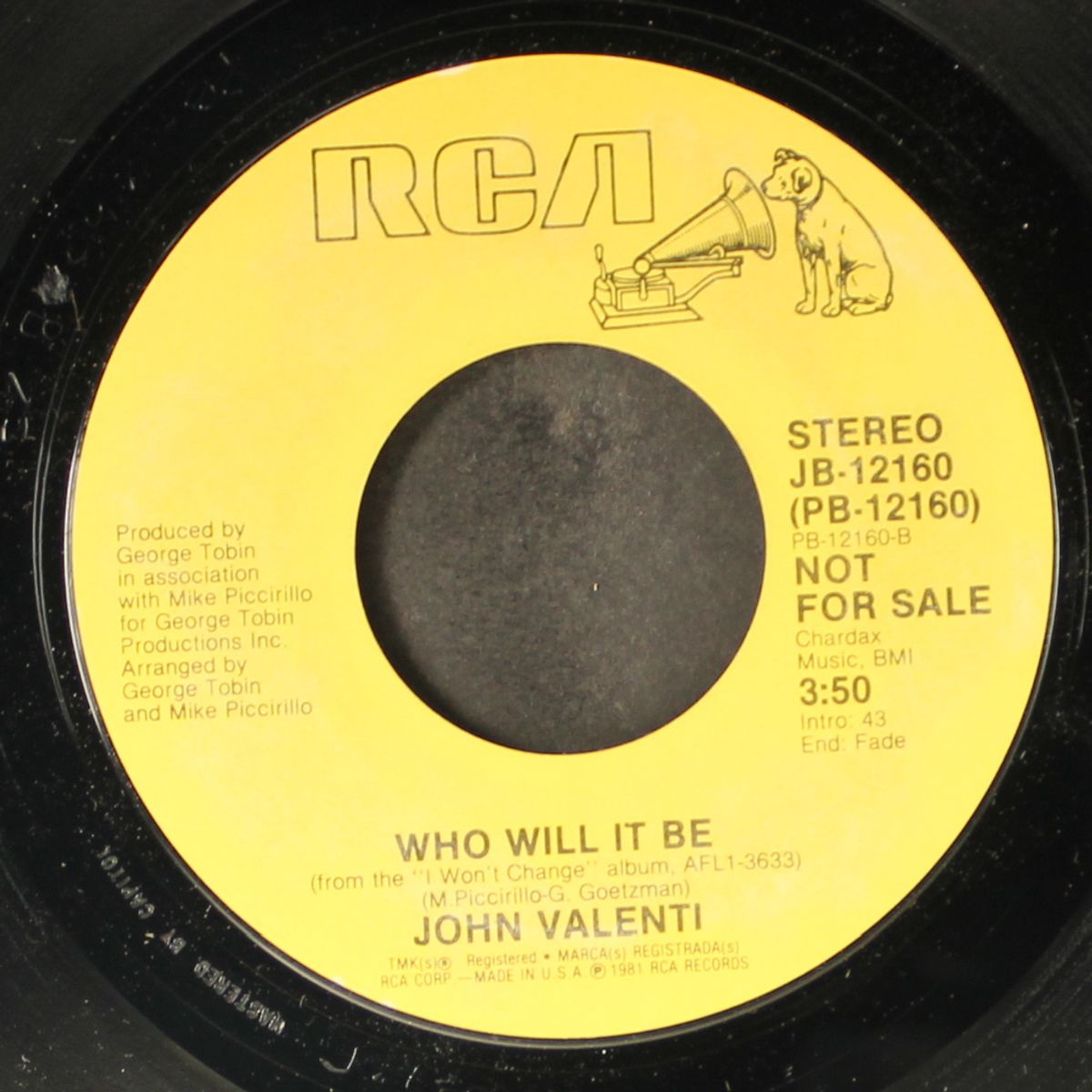 that's the way love goes / who will it be by JOHN VALENTI