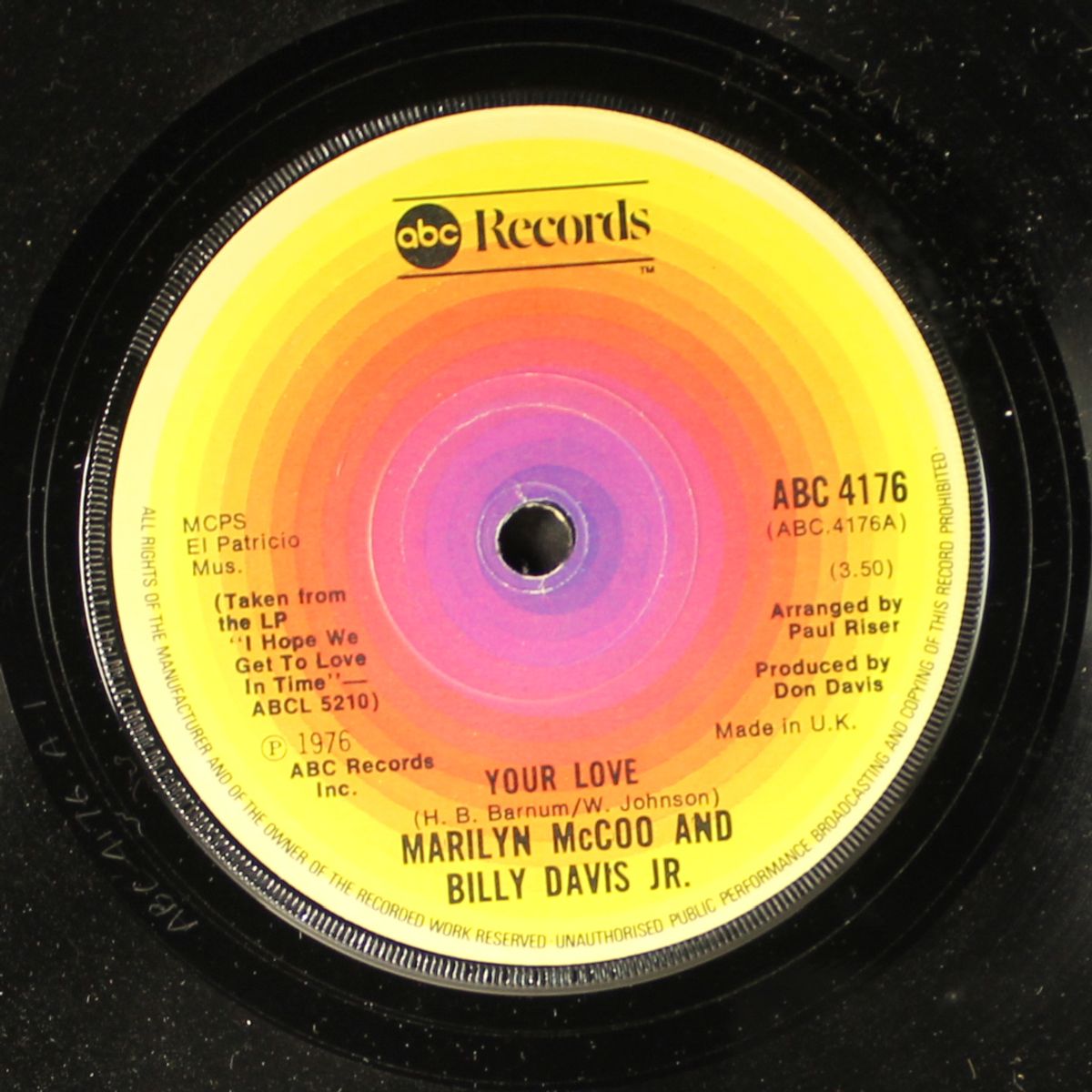 your love / my love for you by MARILYN MCCOO & BILLY DAVIS JR.