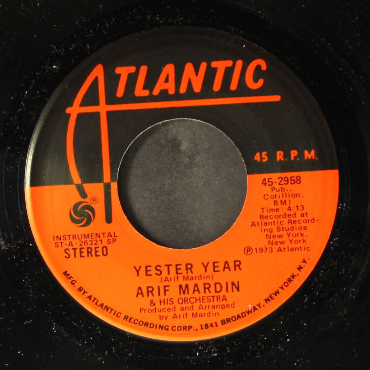 theme from brother sun, sister moon / yester year by ARIF MARDIN