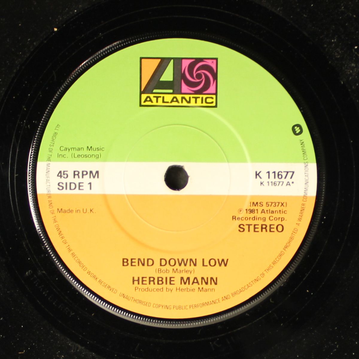 bend down low / cecilia by HERBIE MANN