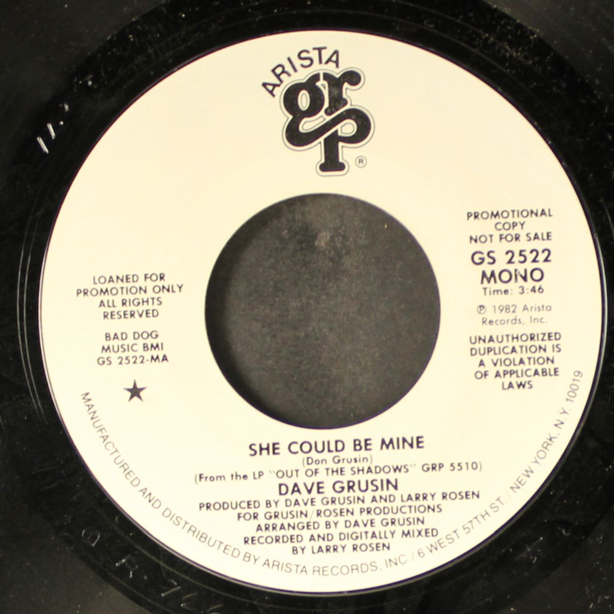 she could be mine / mono by DAVE GRUSIN