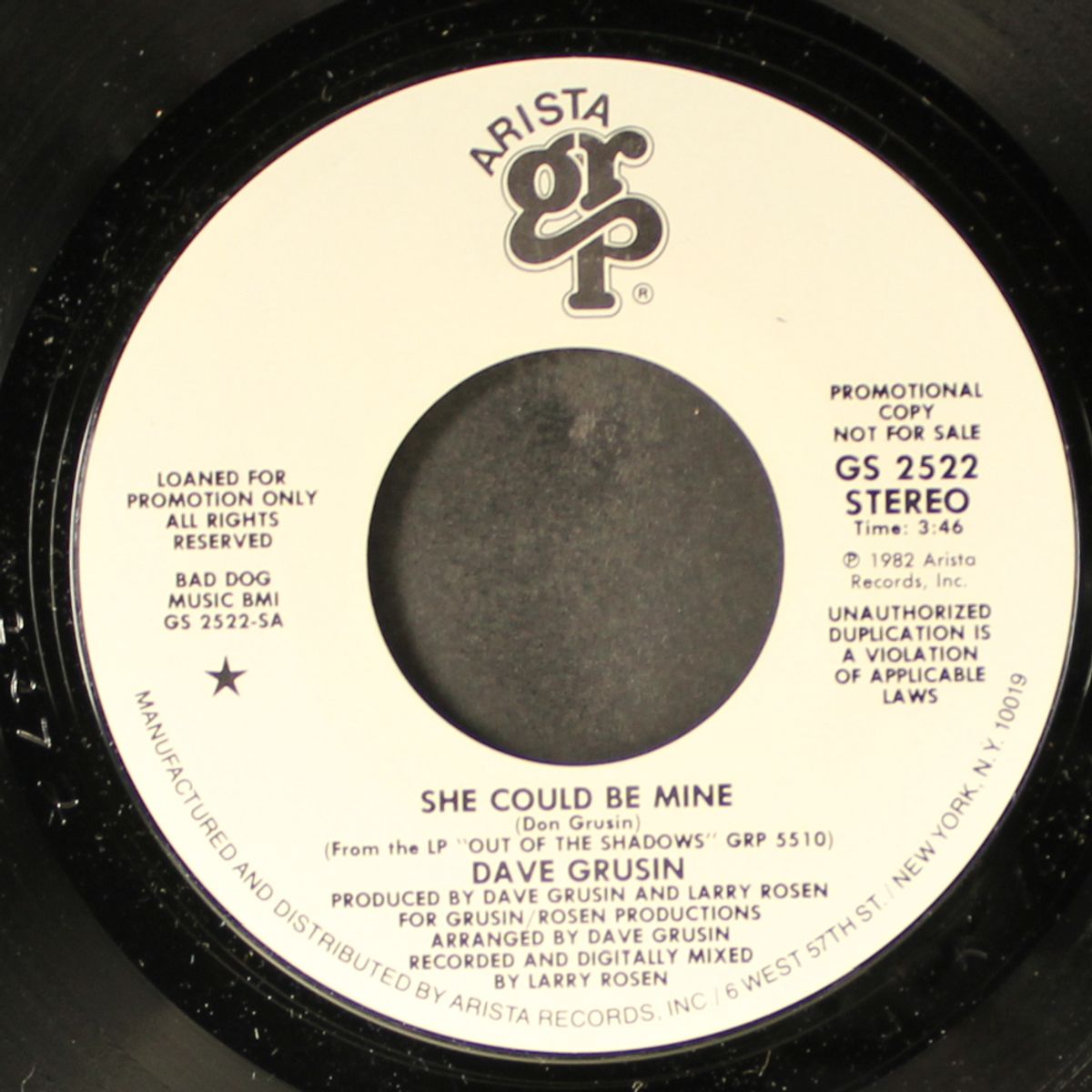 she could be mine / mono by DAVE GRUSIN