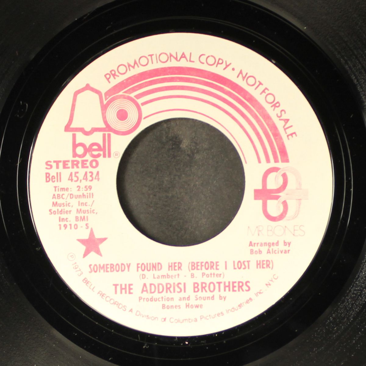 somebody found her (before i lost her) / mono by ADDRISI BROTHERS