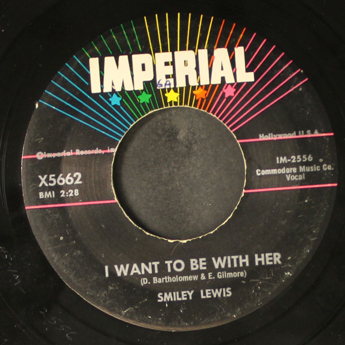 oh red! / i want to be with her by SMILEY LEWIS