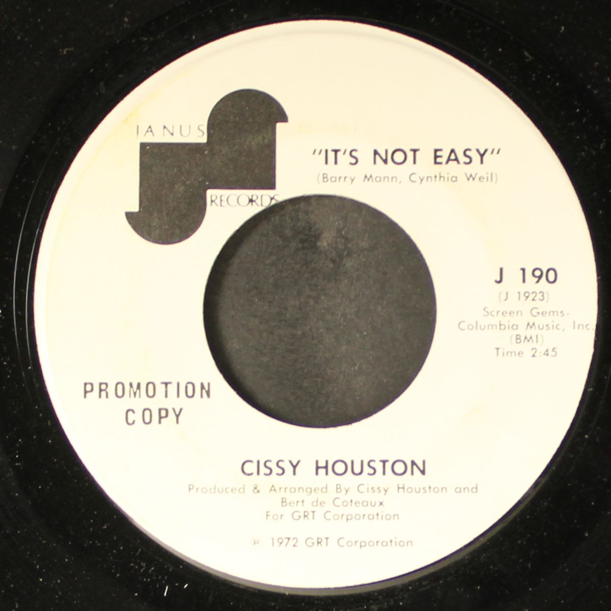 it's not easy / didn't we by CISSY HOUSTON
