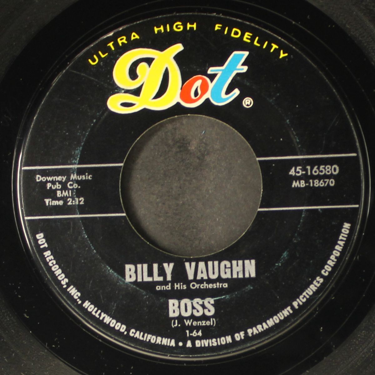 boss / blue tango by BILLY VAUGHN