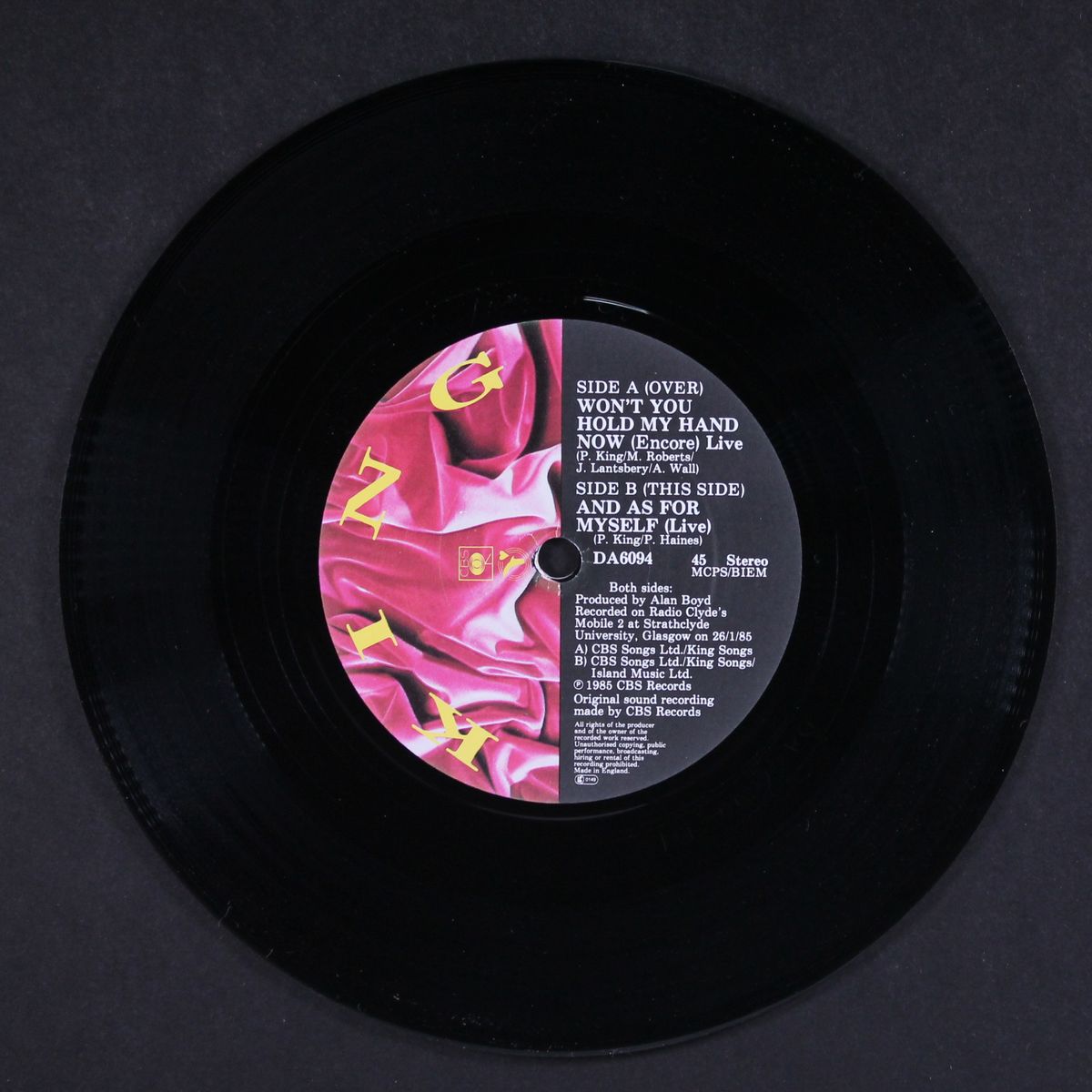 won't you hold my hand now / +3 by KING