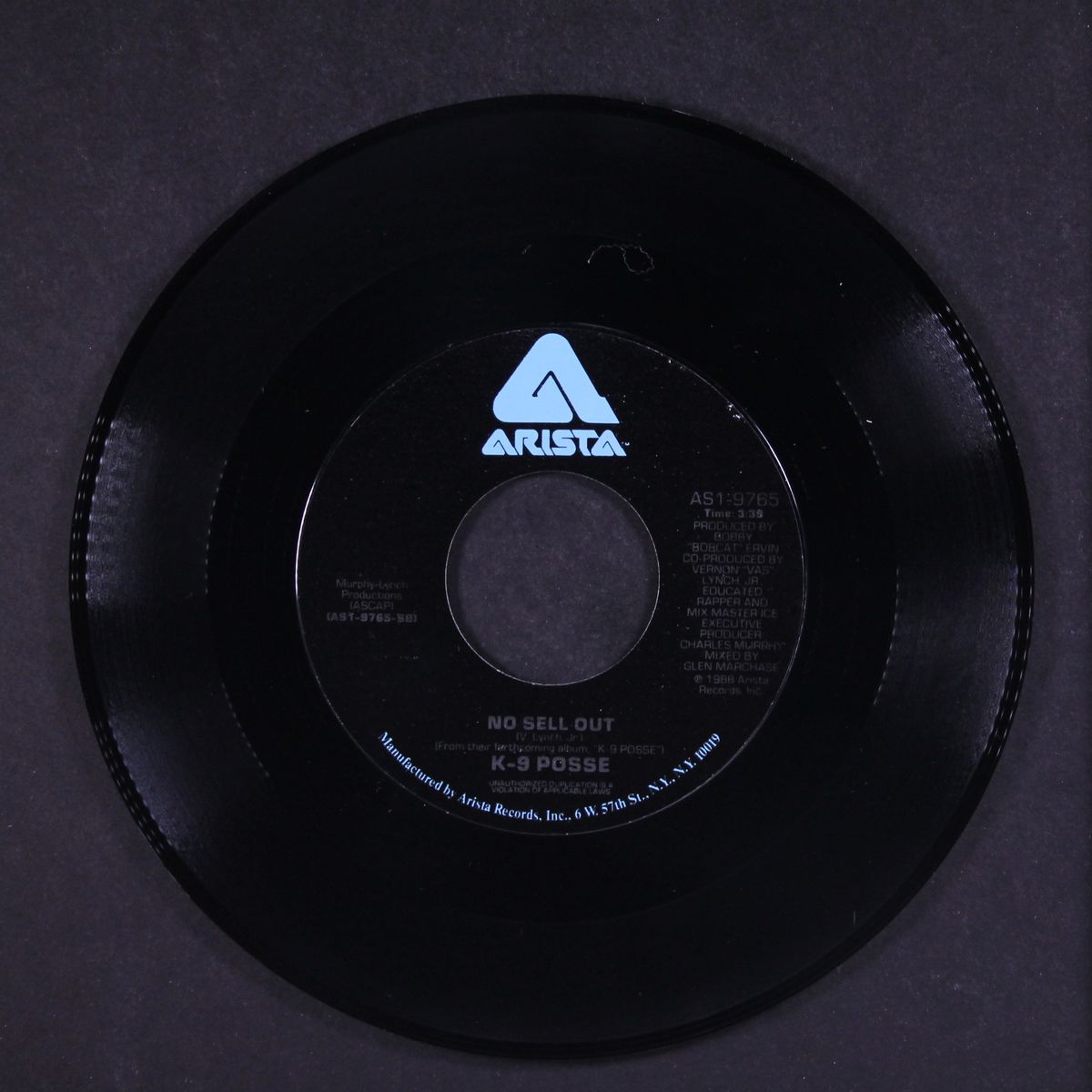 ain't nothin to it / no sell out by K-9 POSSE