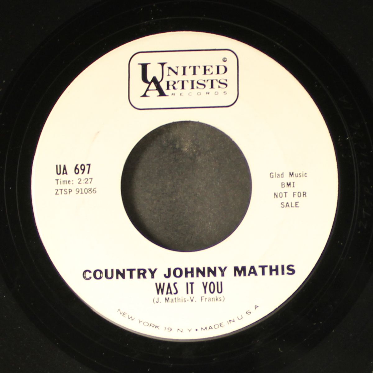 little girl / was it you by COUNTRY JOHNNY MATHIS