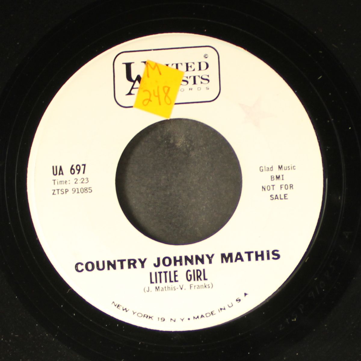little girl / was it you by COUNTRY JOHNNY MATHIS
