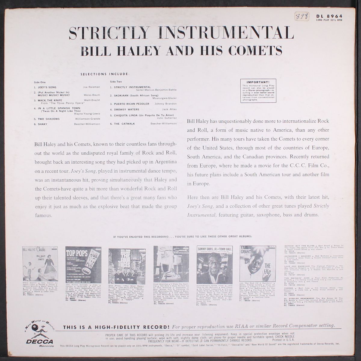 strictly instrumental by BILL HALEY