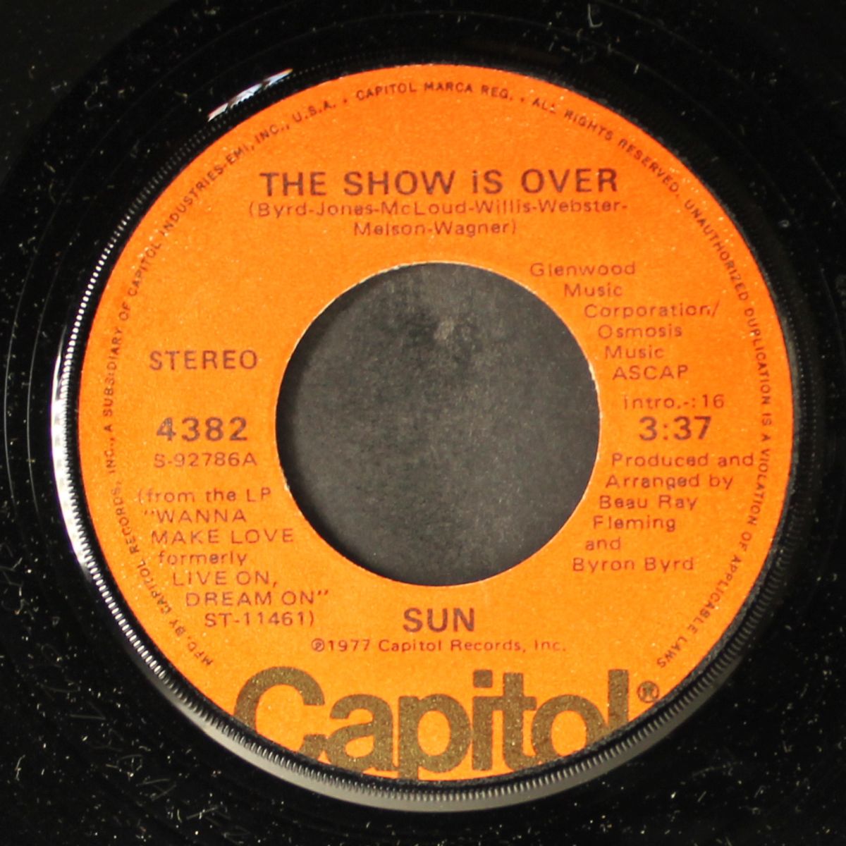 boogie bopper / the show is over by SUN