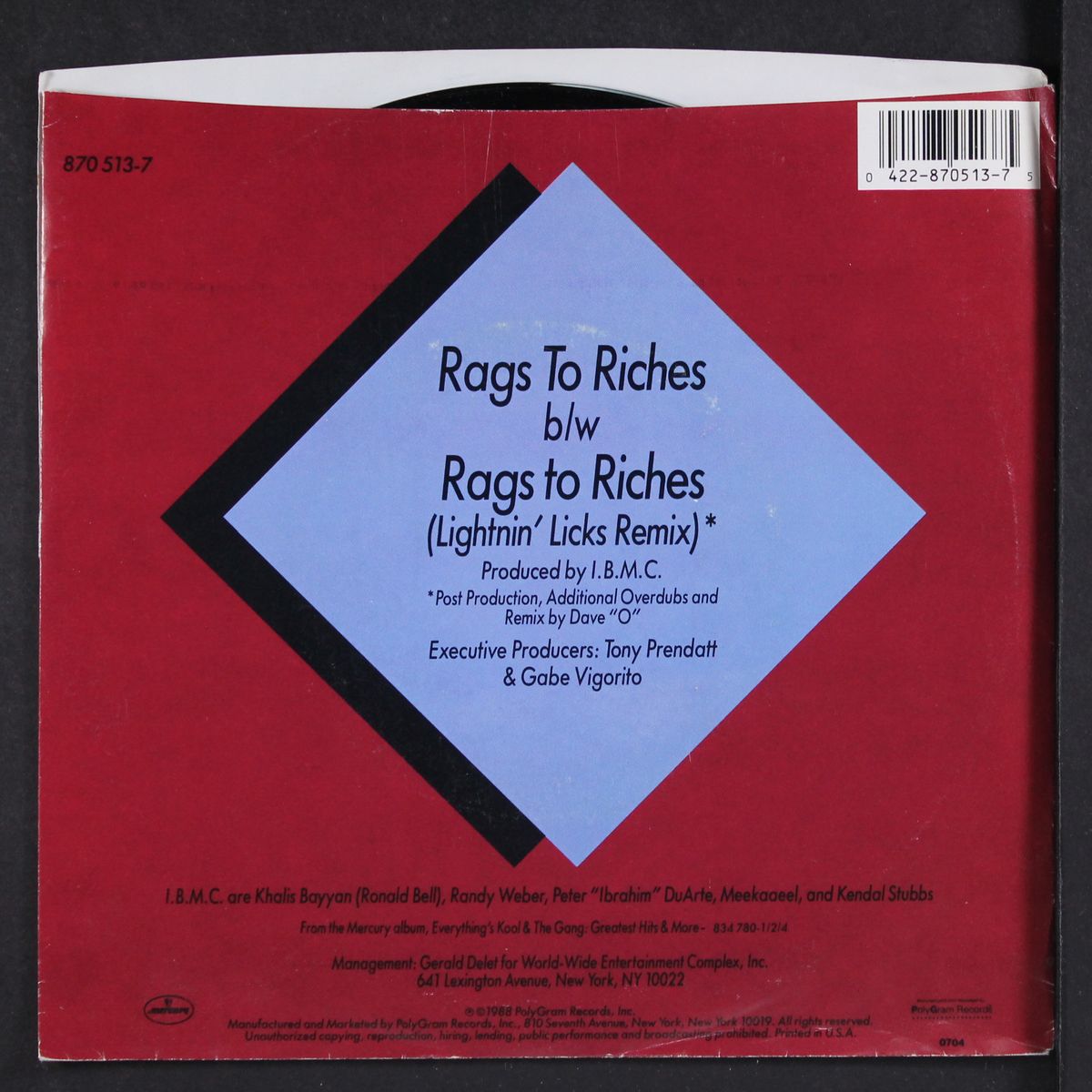 rags to riches / remix by KOOL & THE GANG