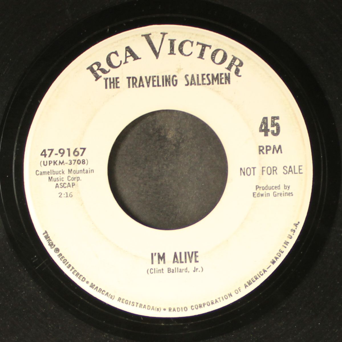 i'm alive / days of my years by TRAVELING SALESMEN