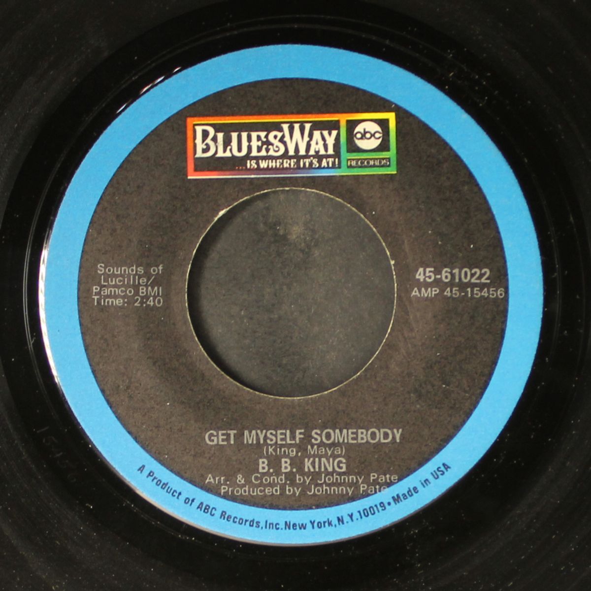 get myself somebody / don't waste my time by B.B. KING