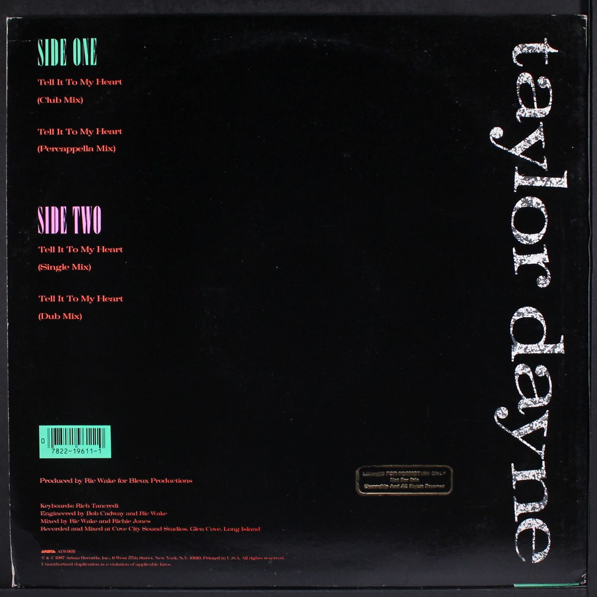 tell it to my heart by TAYLOR DAYNE