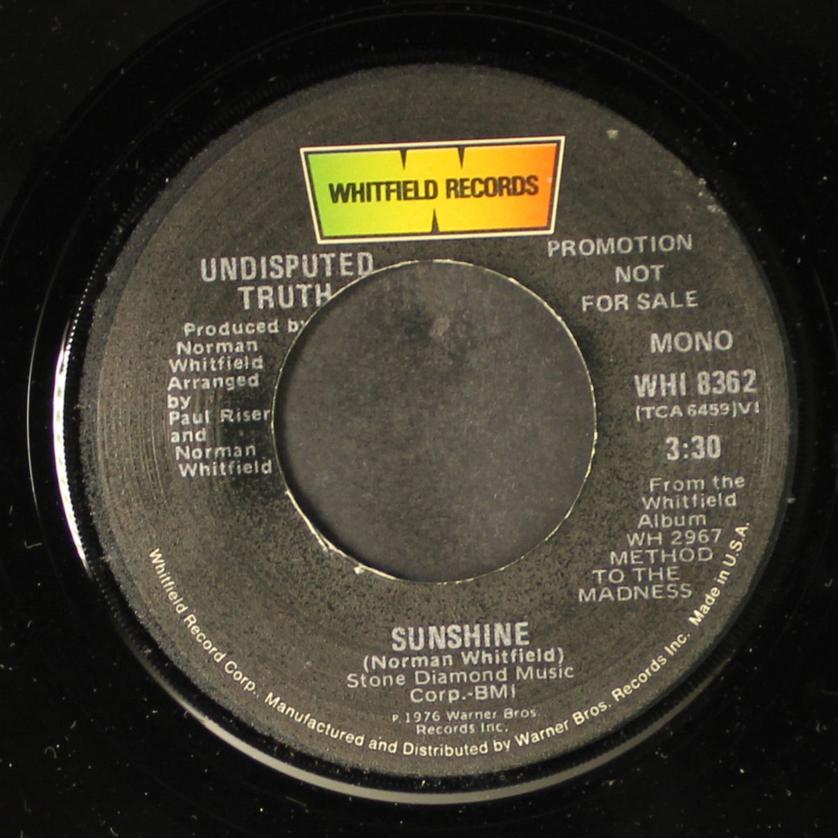 sunshine / mono by UNDISPUTED TRUTH