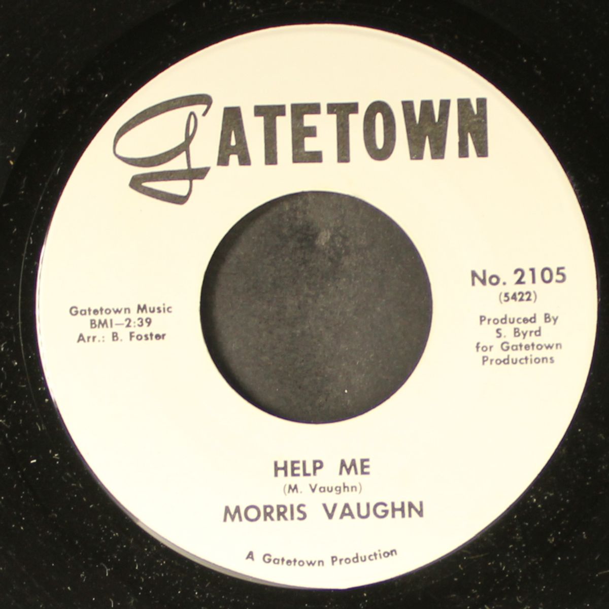 help me / just one look by MORRIS VAUGHN