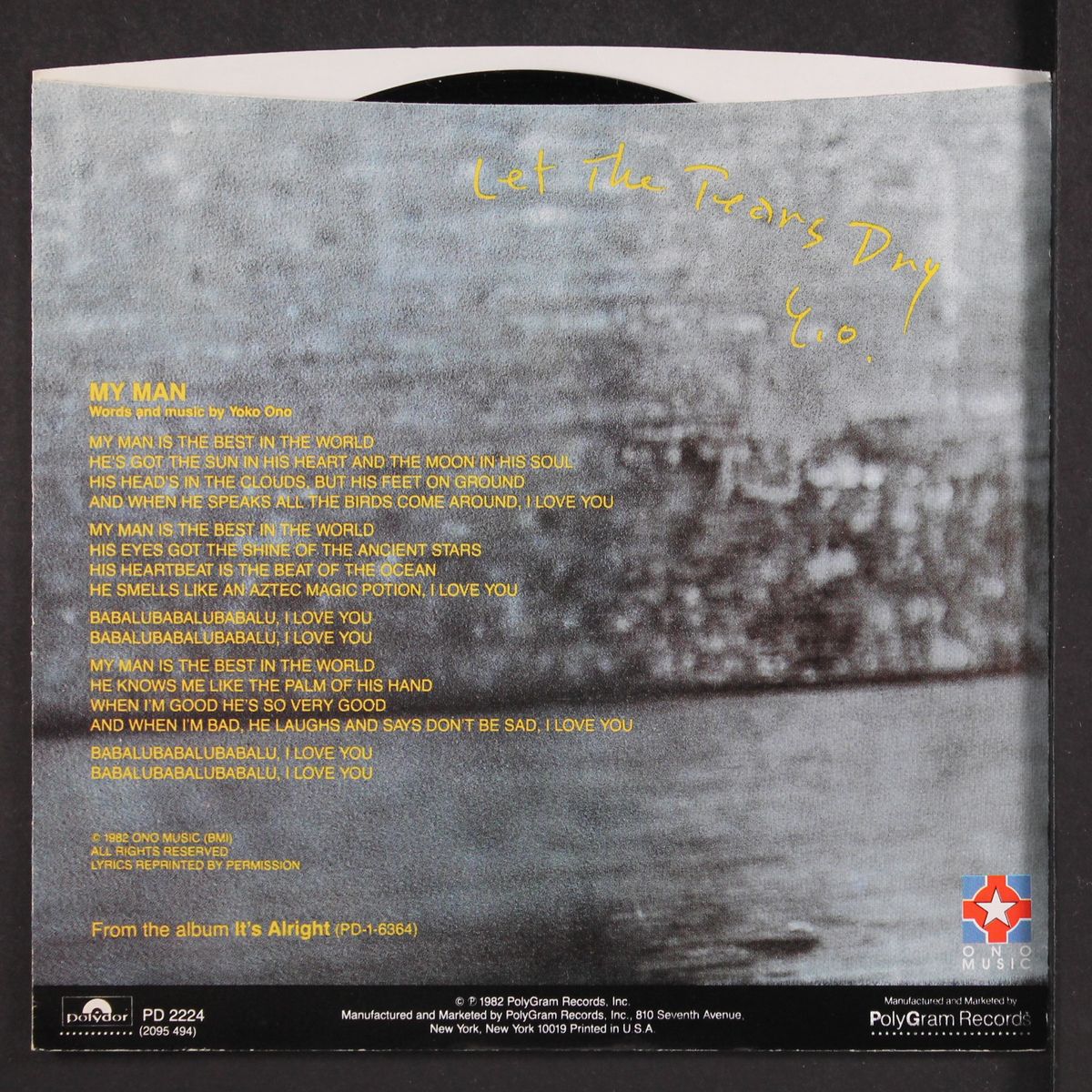 my man by YOKO ONO