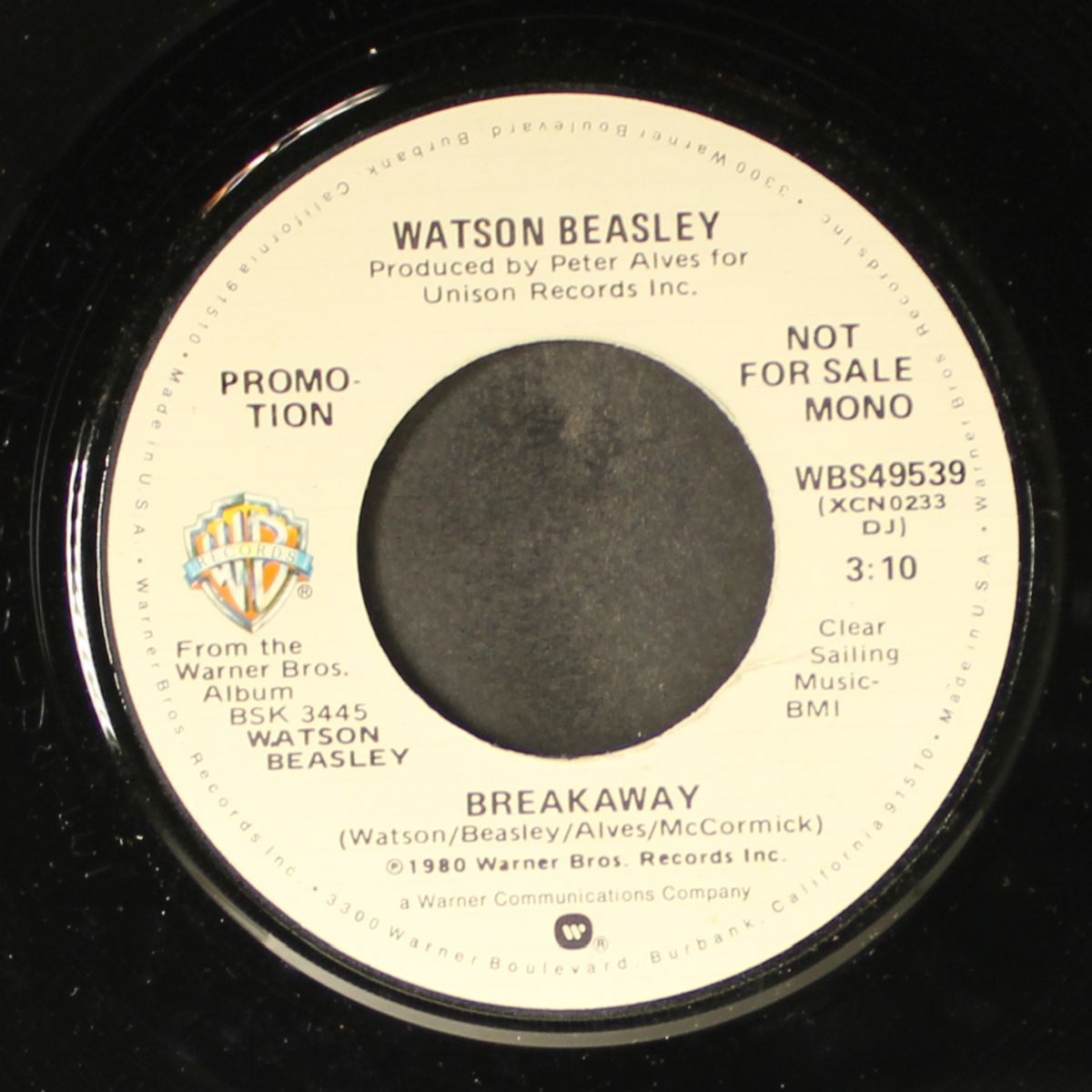 breakaway / mono by WATSON BEASLEY