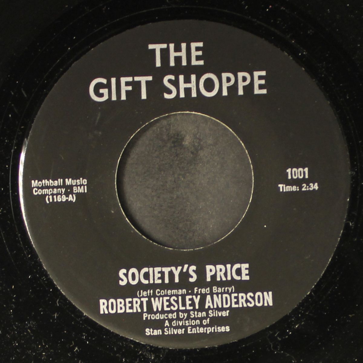 crosseyed cat / society's price by ROBERT WESLEY ANDERSON