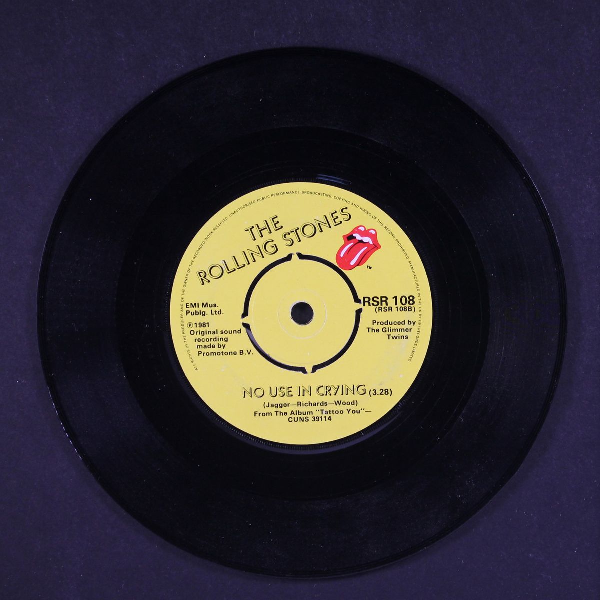 start me up / no use in crying by ROLLING STONES