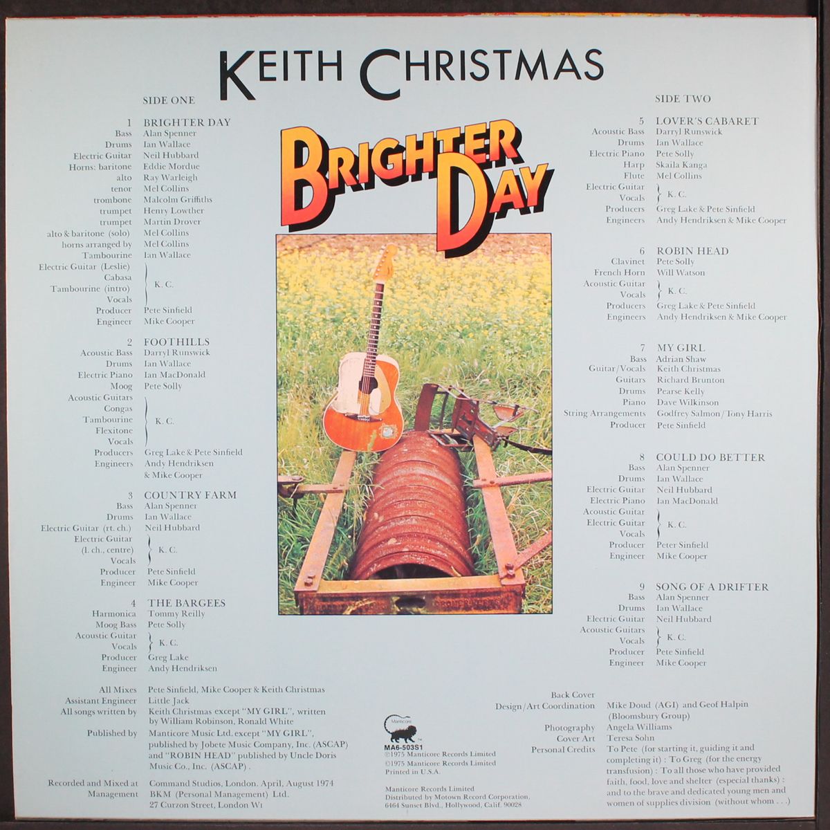brighter day by KEITH CHRISTMAS