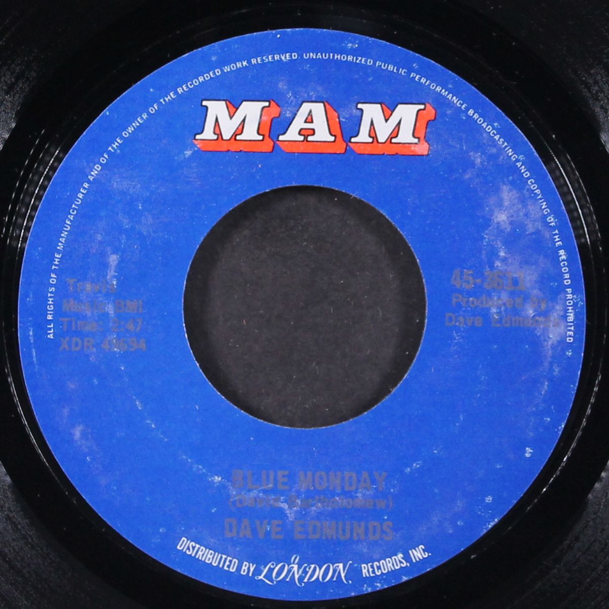 blue monday / i'll get along by DAVE EDMUNDS