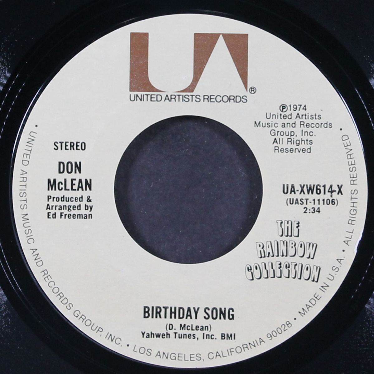 wonderful baby / birthday song by DON MCLEAN
