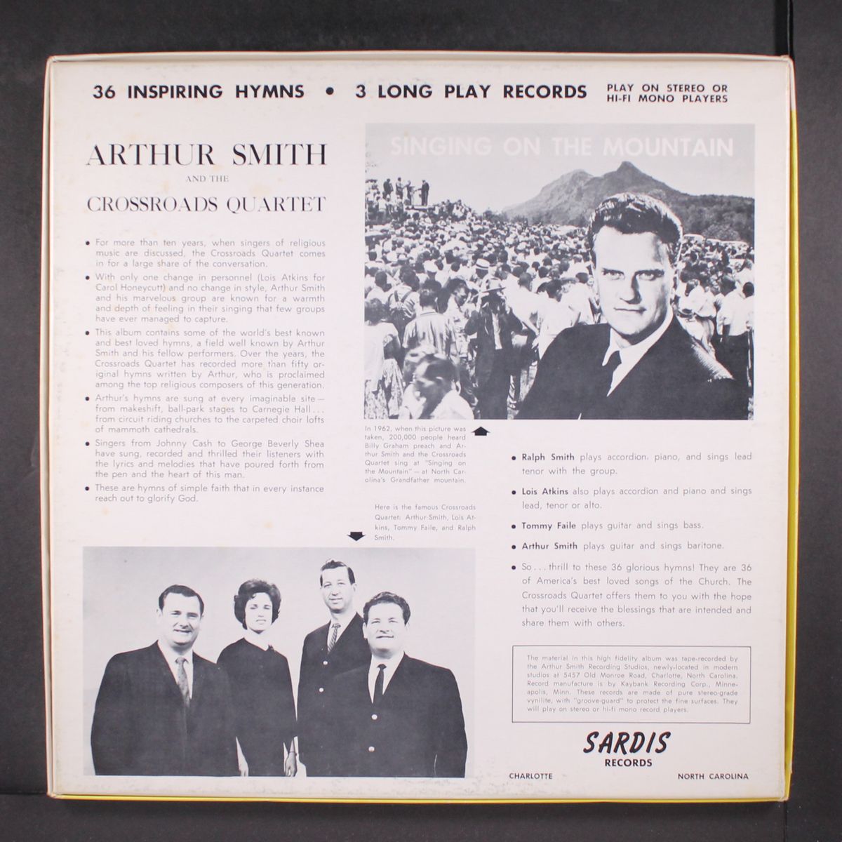 36 best loved hymns by ARTHUR SMITH