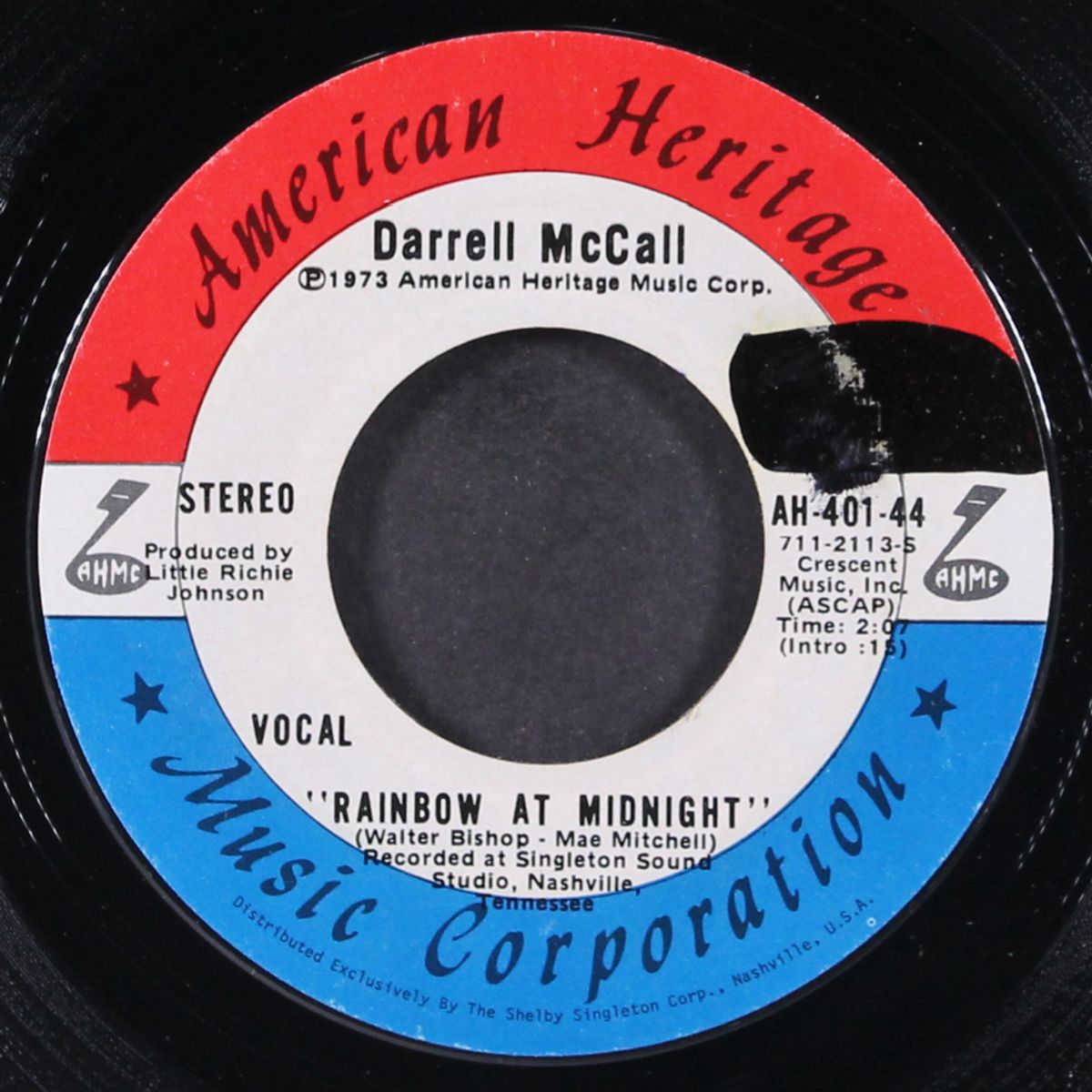 rainbow at midnight / mono by DARRELL MCCALL