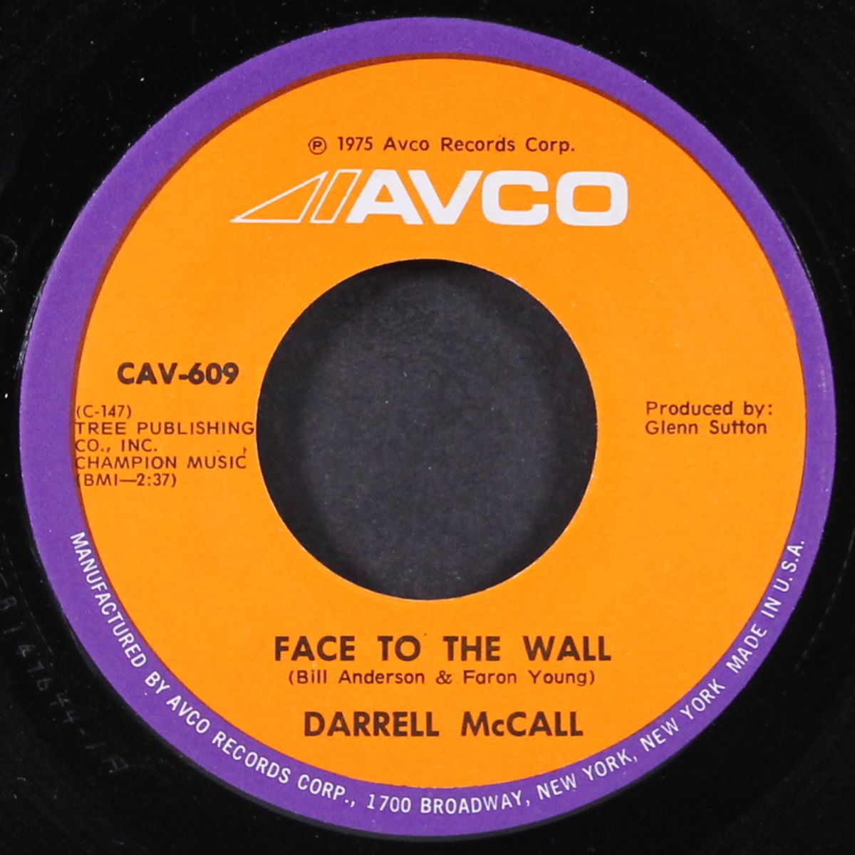 cold beer signs and country songs / face to the wall by DARRELL MCCALL