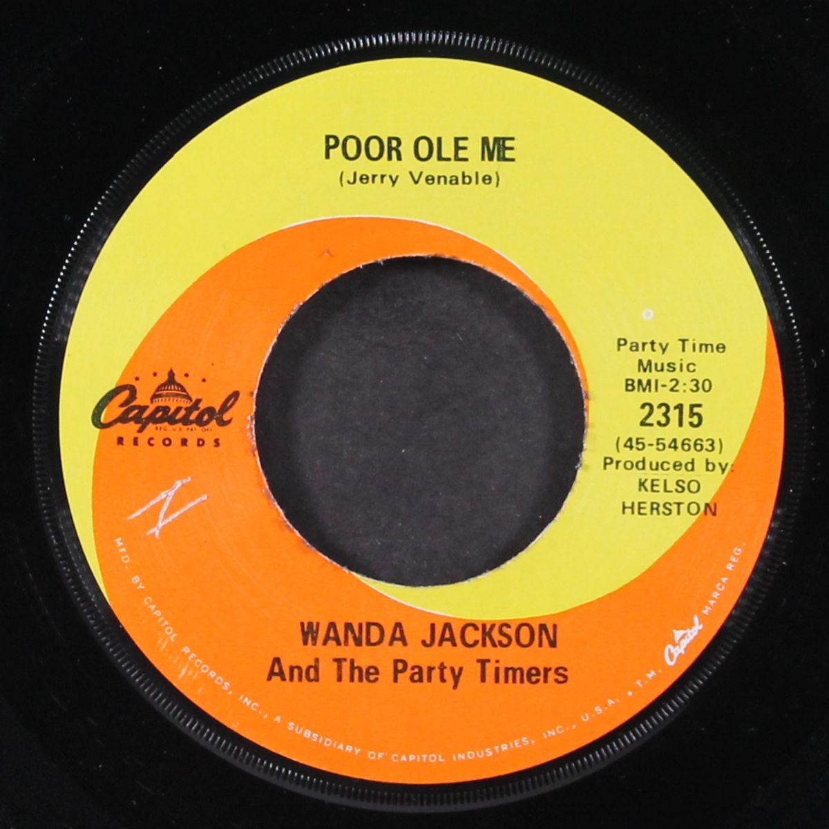 i wish i was your friend / poor ole me by WANDA JACKSON