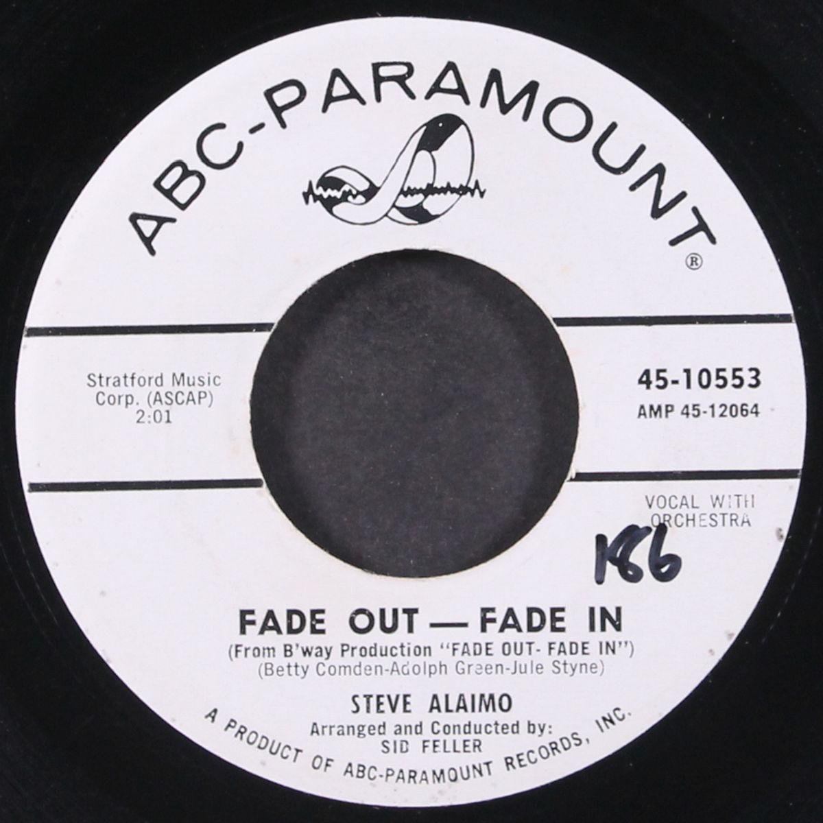 fade out - fade in / love is a many splendored thing by STEVE ALAIMO