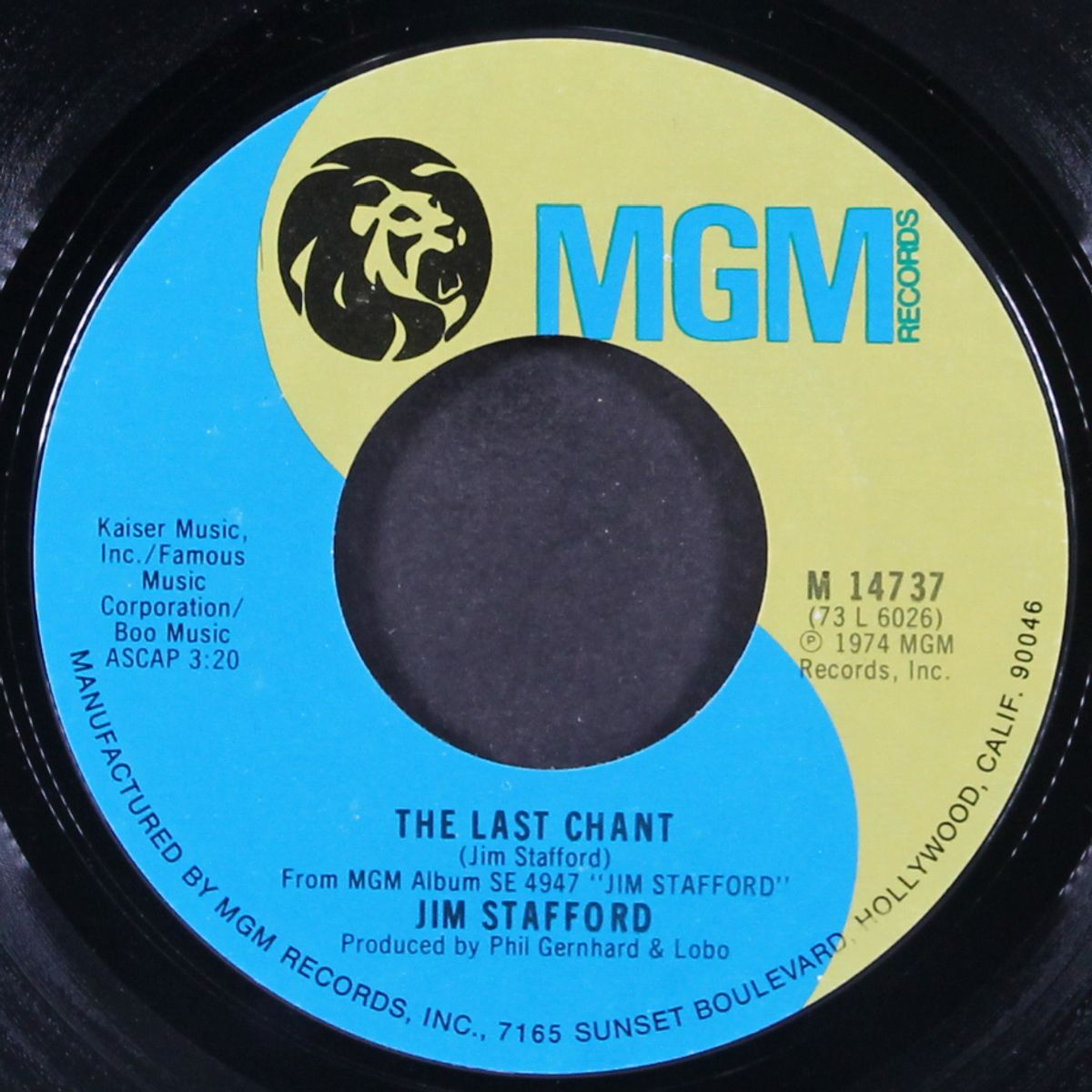 wildwood weed / the last chant by JIM STAFFORD
