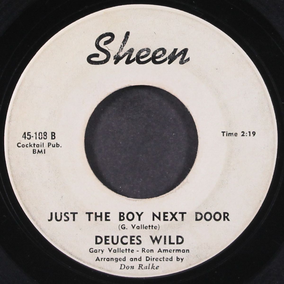 by golly gee / just the boy next door by DEUCES WILD