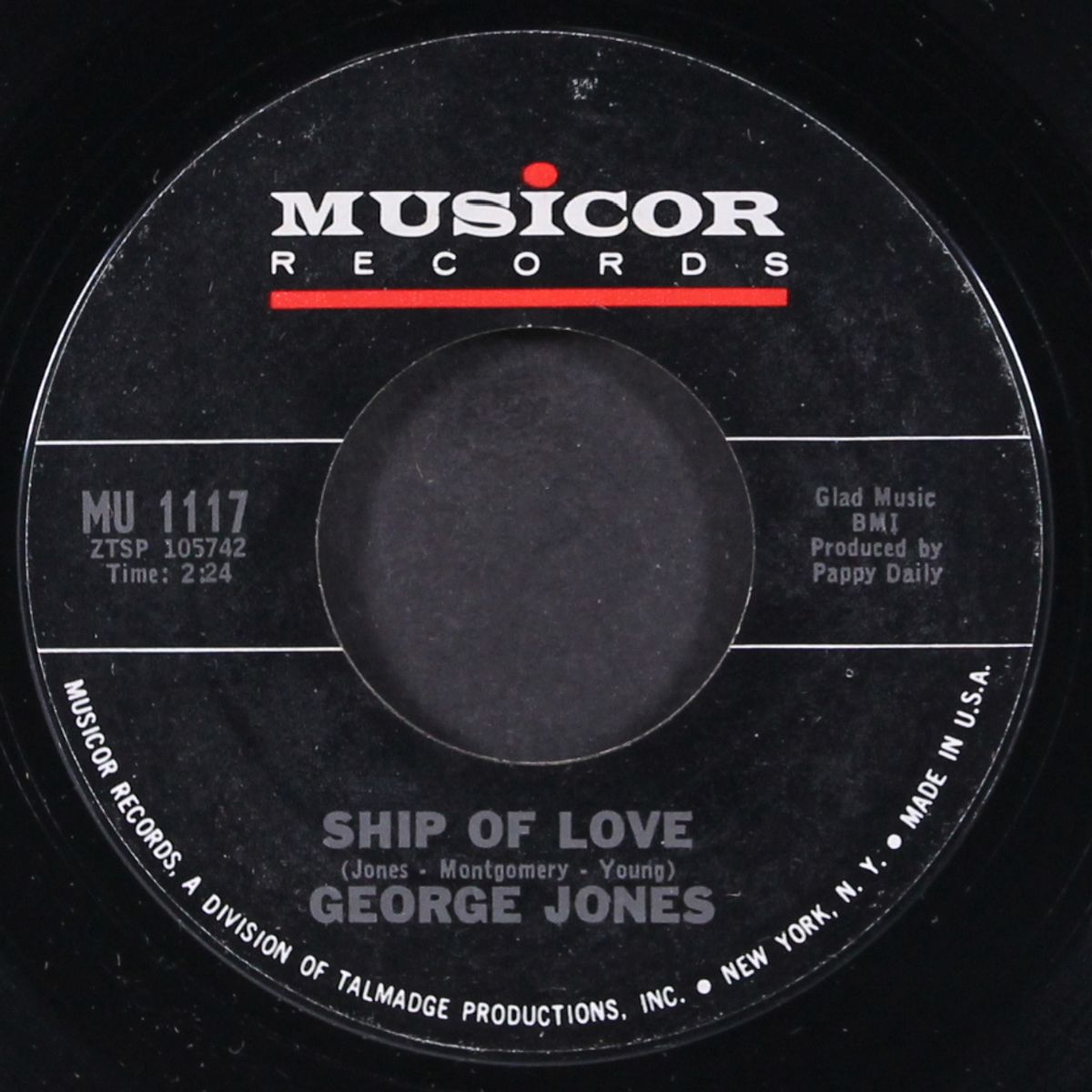 take me / ship of love by GEORGE JONES