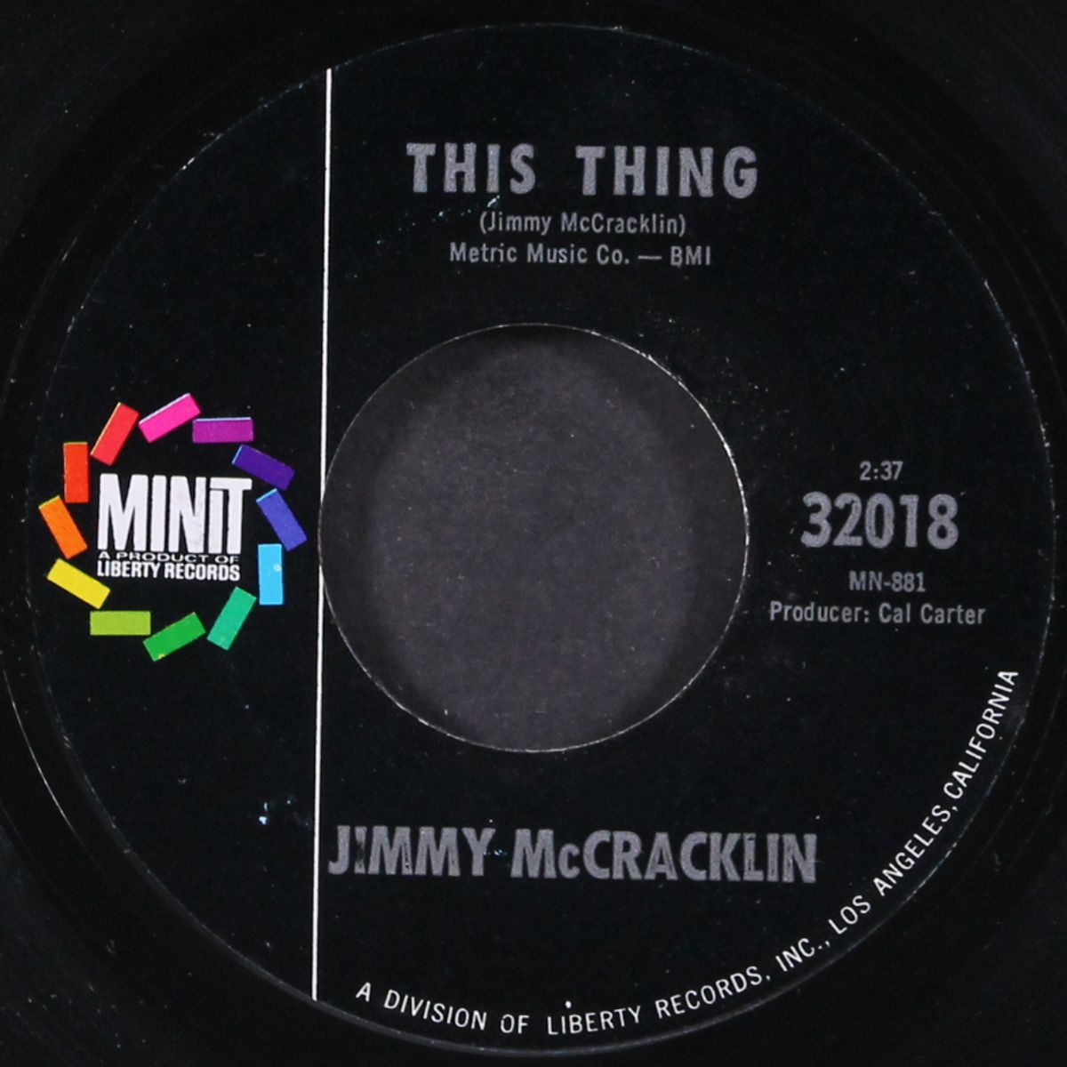 let the door hit you / this thing by JIMMY MCCRACKLIN