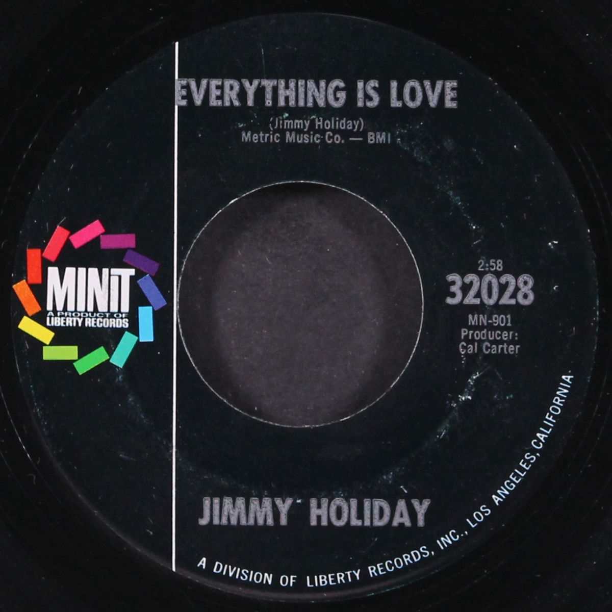 the beauty of a girl in love / everything is love by JIMMY HOLIDAY