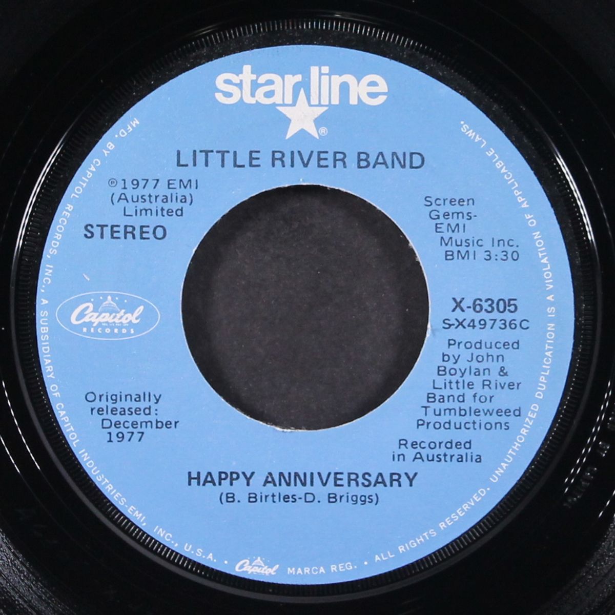 happy anniversary / reminiscing by LITTLE RIVER BAND